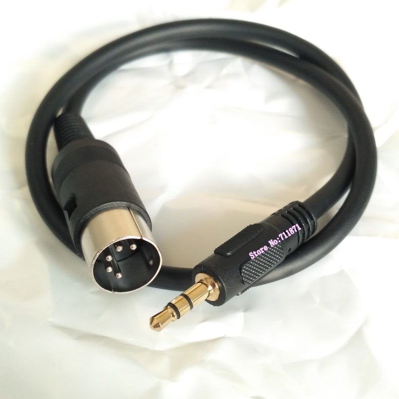 Cable Extension 3.5 - 50 سنتيمتر قصيرة ستيريو TRS 3.5