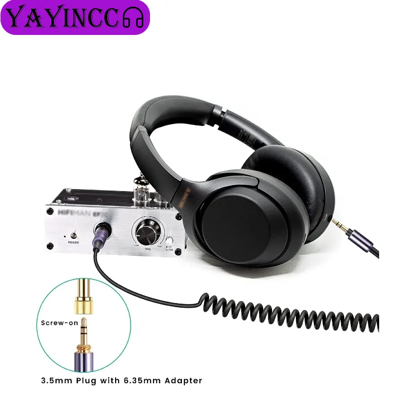 كابل حلزوني بزنبرك لتخفيف الضغ - مراجعة Audio Technica Headphone Ath-Ws660Bt وسعره