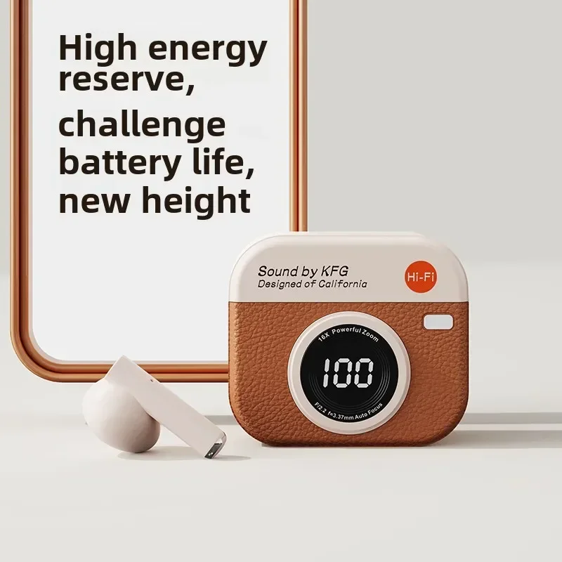 سماعات أذن لاسلكية بتصميم كامي - مراجعة Earbuds Charging Case وسعره