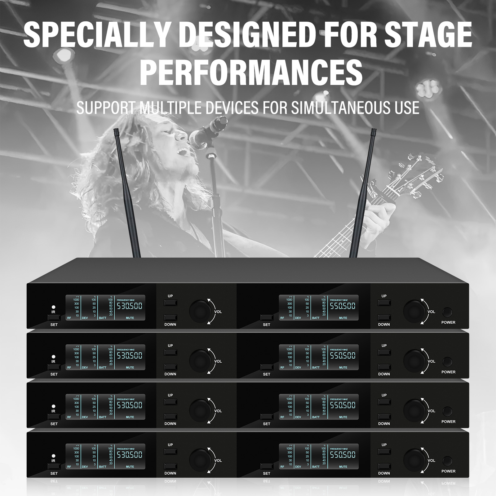نظام ميكروفون لاسلكي حقيقي UHF - مراجعة Shure Mic Sm58 وسعره
