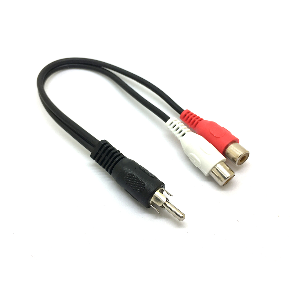 كابل صوت ستيريو من نوع RCA ذكر - مراجعة Audio Splitter Y وسعره