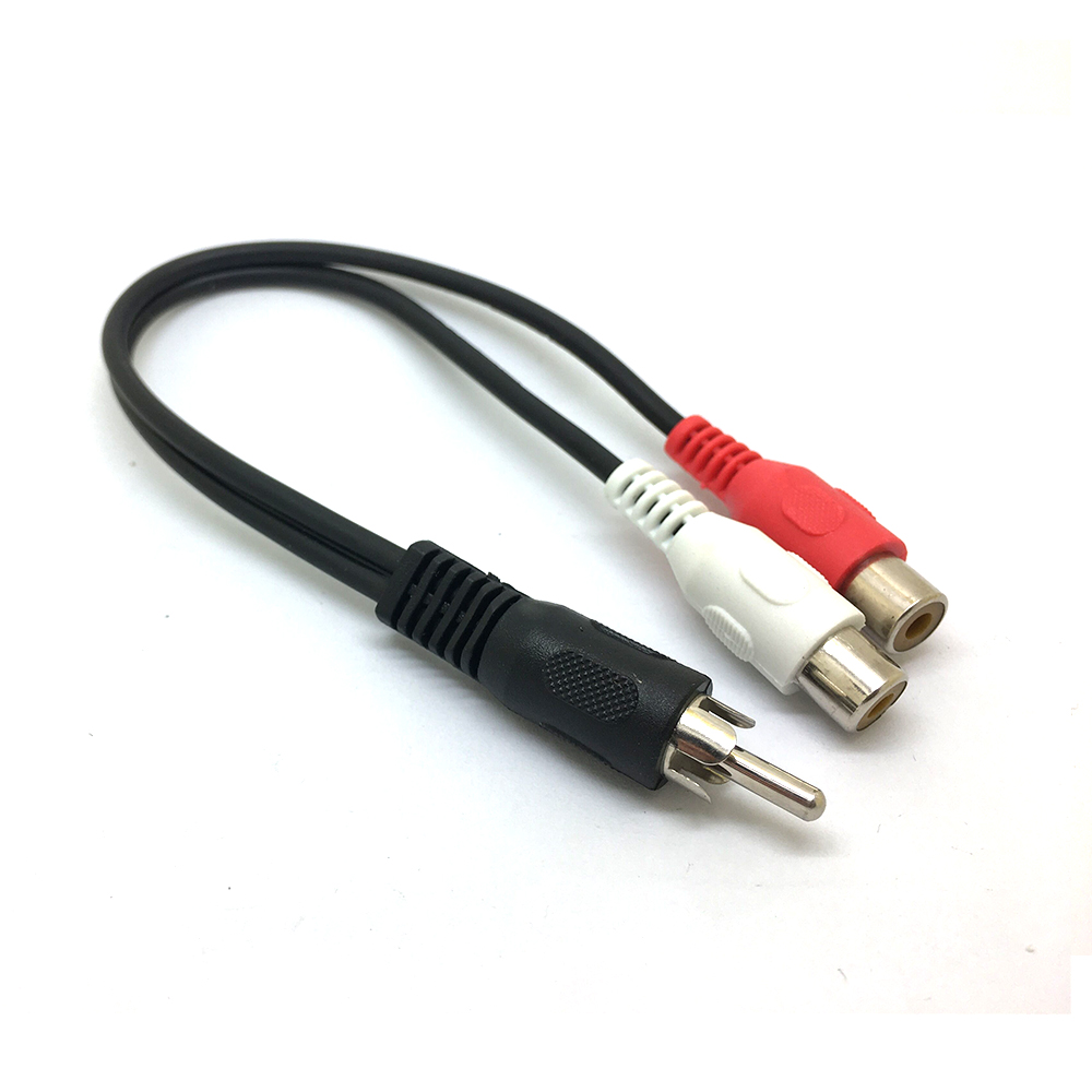 كابل صوت ستيريو من نوع RCA ذكر - مراجعة Audio Splitter Y وسعره
